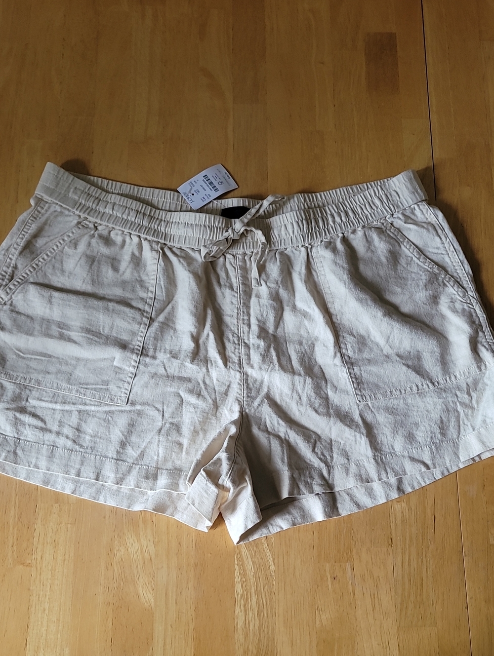 NWT J. Crew Factory Linen Blend Drawstring Short